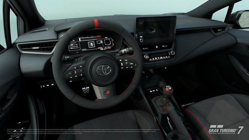 Gran Turismo 7 Toyota GR Corolla MORIZO Edition '22 Cockpit