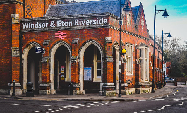 Windsor and Eton Riverside station, Berkshire ウィンザー＆イートン・リバーサイド駅、バークシャー州、イギリス