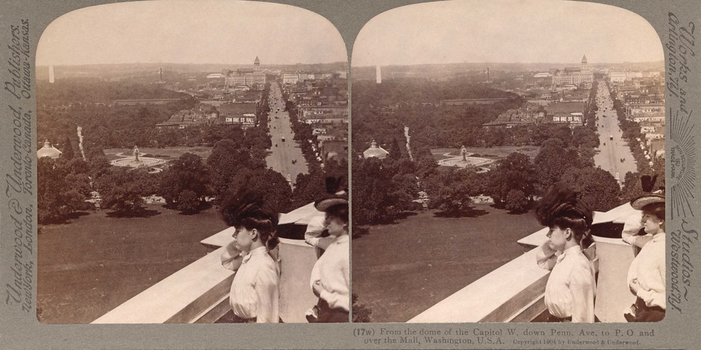 View from Capitol west (1904)