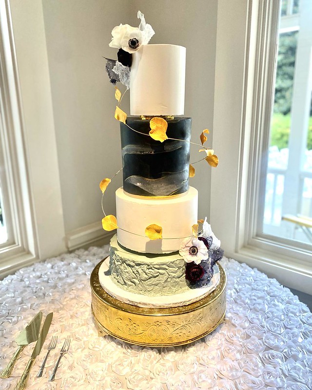 Nikki's Celebration Cakes - 3 tier Louis Vuitton cake, base tier