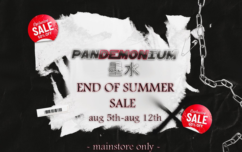 50% off // end of summer sale!!