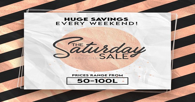 It's Not The Heat, It's The Saturday Sale!