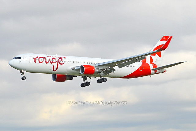 Air Canada Rouge C-GHPN Boeing 767-33AER Winglets cn/33424-901 