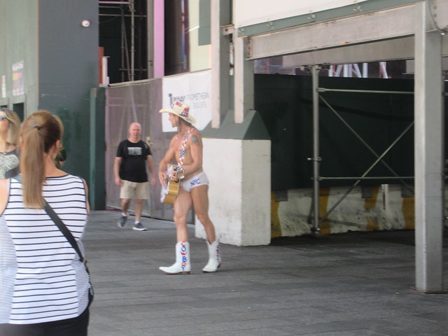 2023 Busking Saturday Naked Cowboy with Guitar 1570