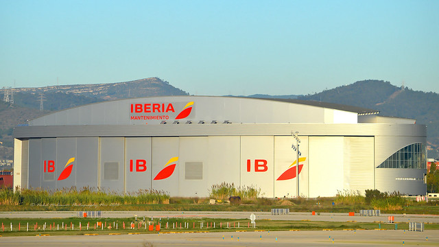 Iberia Maintenance Unit at Barcelona El-Prat LEBL / BCN