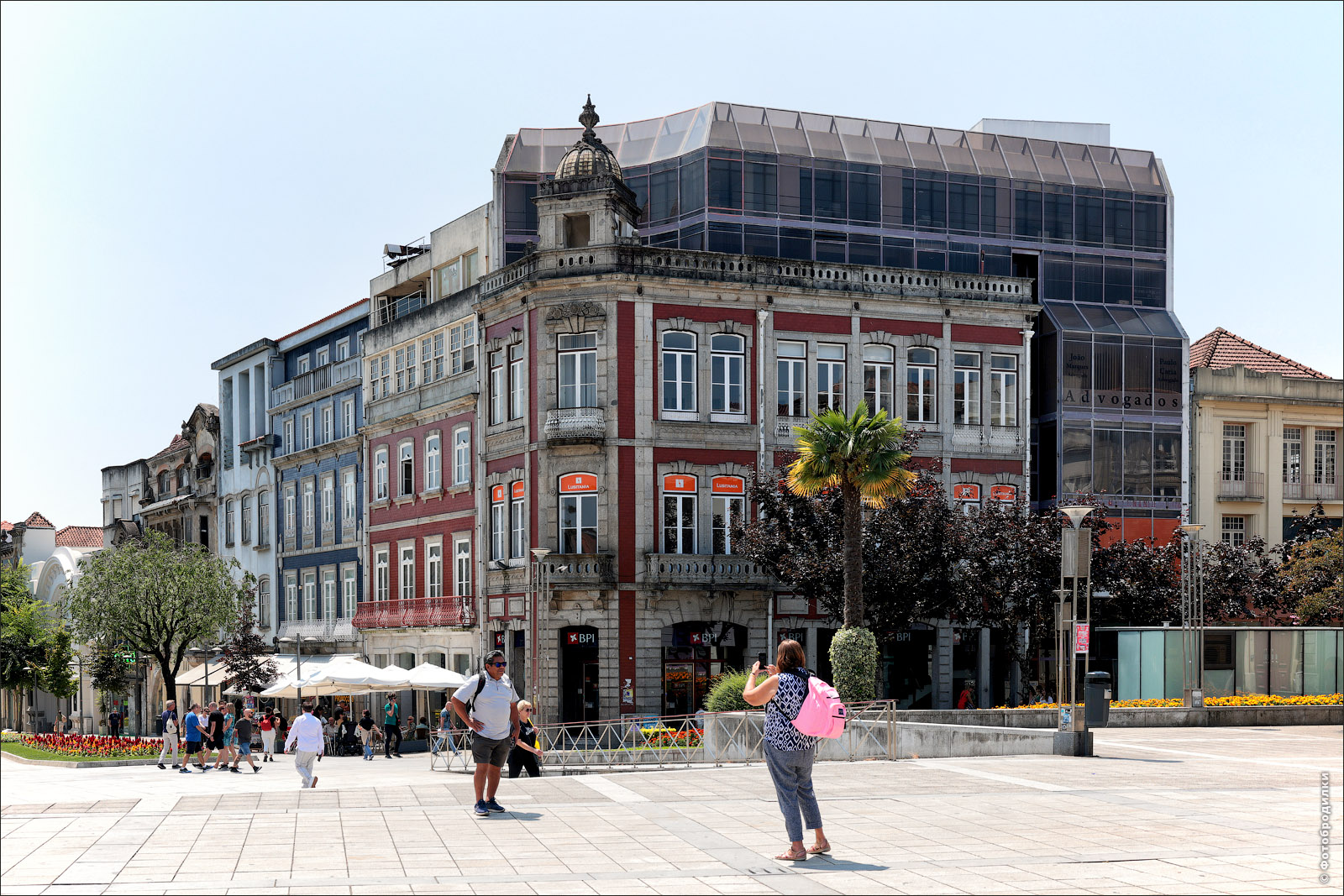 Площадь Республики, Брага, Португалия