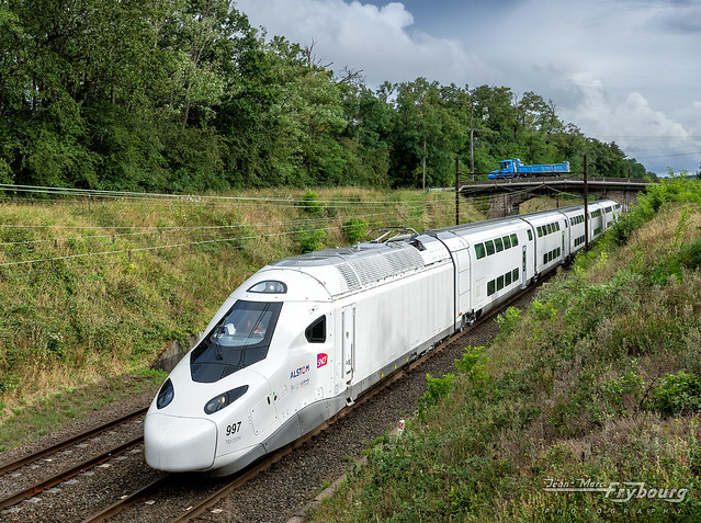 3 août 2023 - Essais du TGV-M à 200 - La Ferté-Saint-Aubin