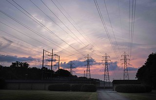 Dawn at Dunkirk Substation