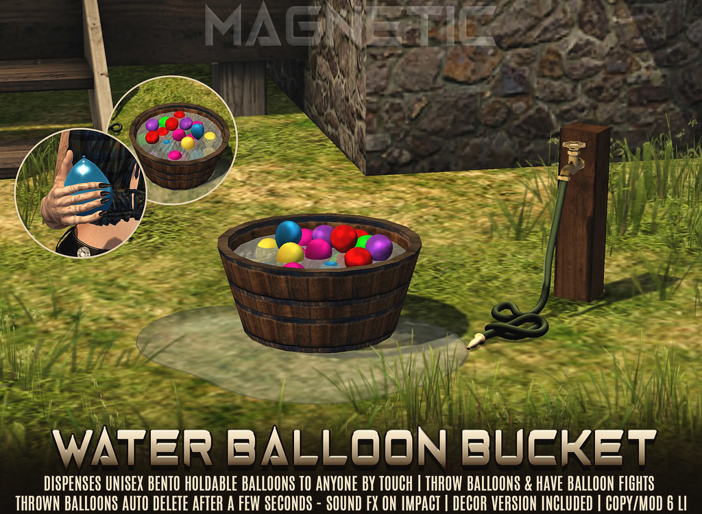 Magnetic – Water Balloon Bucket