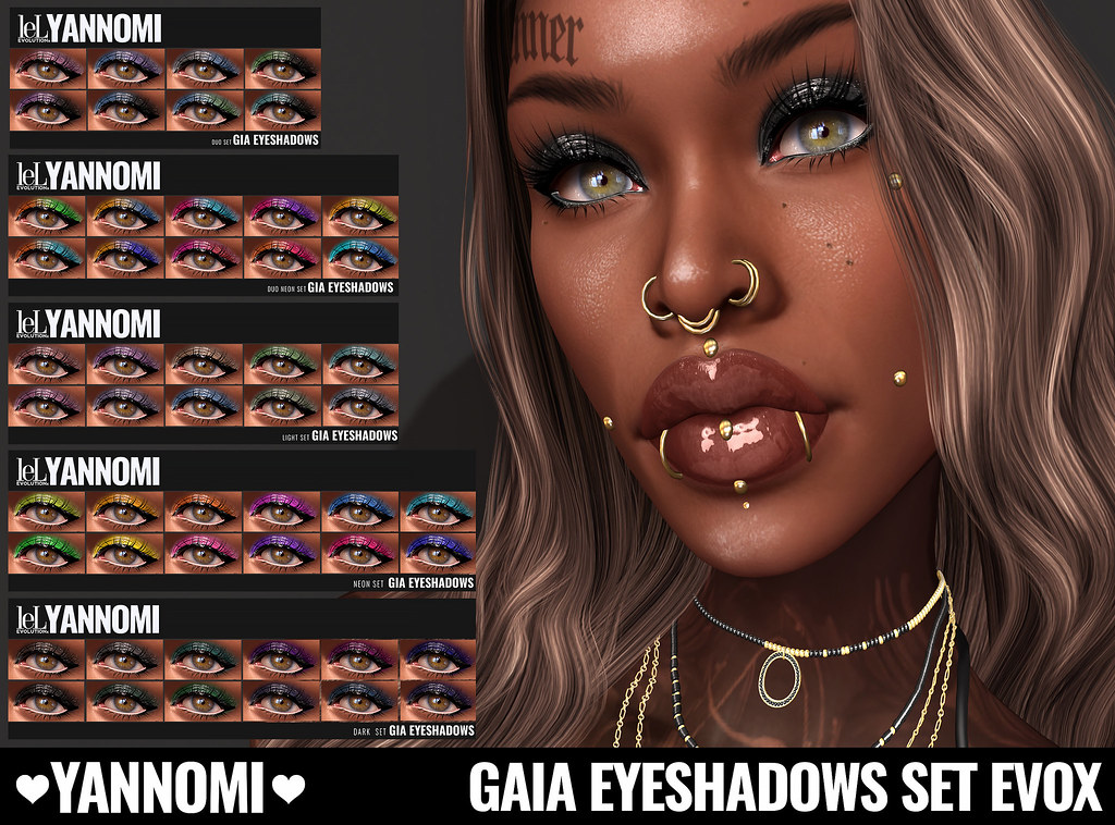 Gaia eyeshadows EVOX