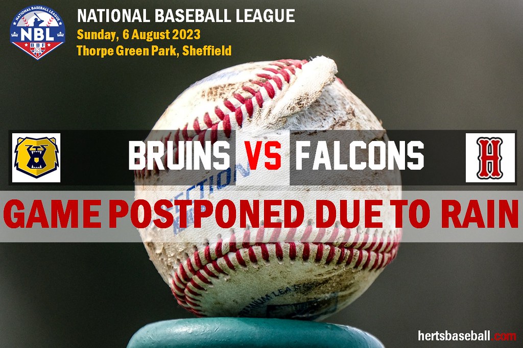 Falcons’ game at Bruins postponed. Rain may have ended their NBL Playoff hopes.