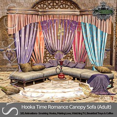 Hooka Time Romance Canopy Sofa (Adult)