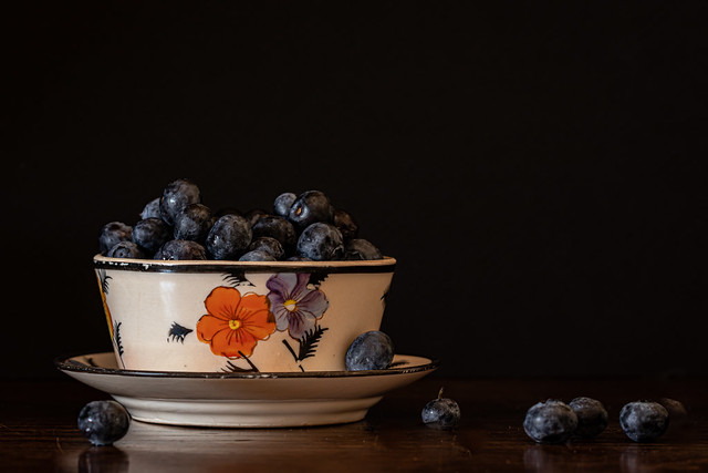 Blueberries in a bowl