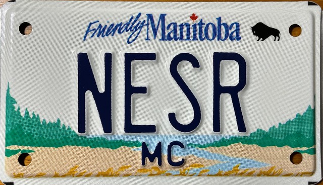 NESR Personnalized Manitoba Plate