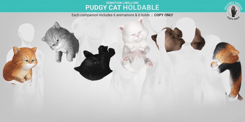 SEmotion Libellune Pudgy Cat Holdable