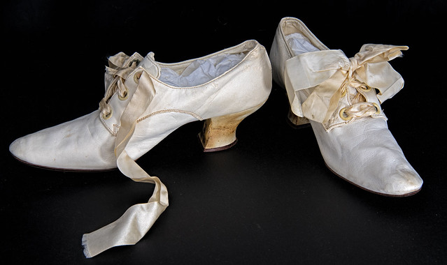 Mary Hull's wedding shoes