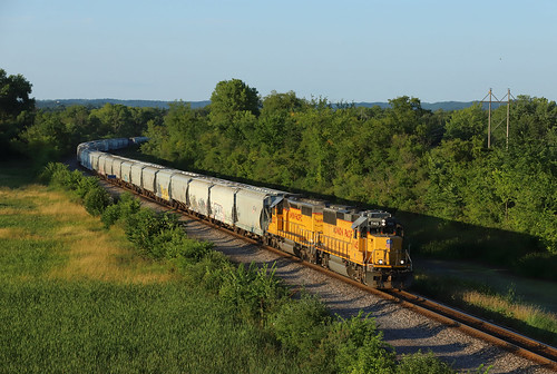 LTA41, LaCrosse UP GP60 1145 leads train LTA41 on the CPKC Tomah Sub east of La Crosse. UP has rights on CPKC that date from when the C&amp;amp;NW&#039;s tunnel at Tunnel City collapsed in 1973.
