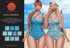KiB Designs - Kiana Swimsuit - Forget ME not Fair 2023 EXCLUSIVE