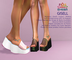 [Sheba] Gisell Wedges & Anklet