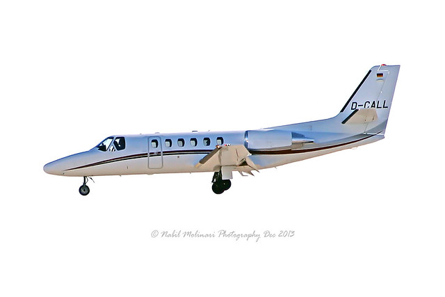 ACH Hamburg D-CALL Cessna 550B Citation Bravo cn/550-0834 @ LFMN / NCE 30-12-2013