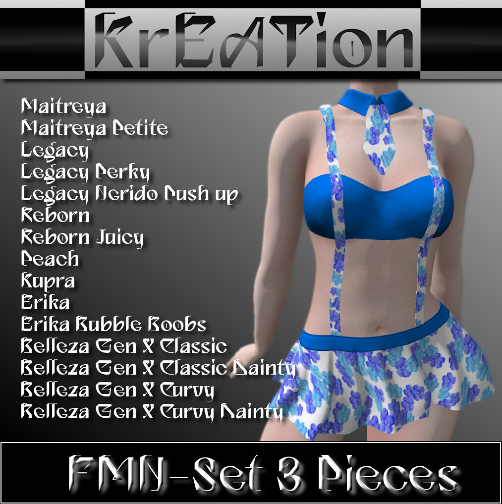 # # KrEATion # # – FMN Set Female – Forget ME not Fair 2023 EXCLUSIVE