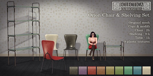 Eclectica- Orion Chair & Shelving Set