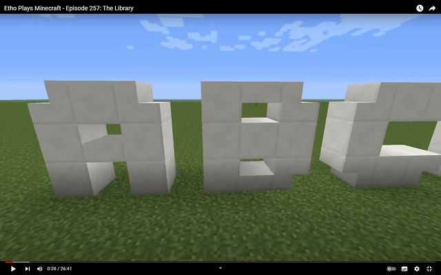 Screenshot from Etho's video