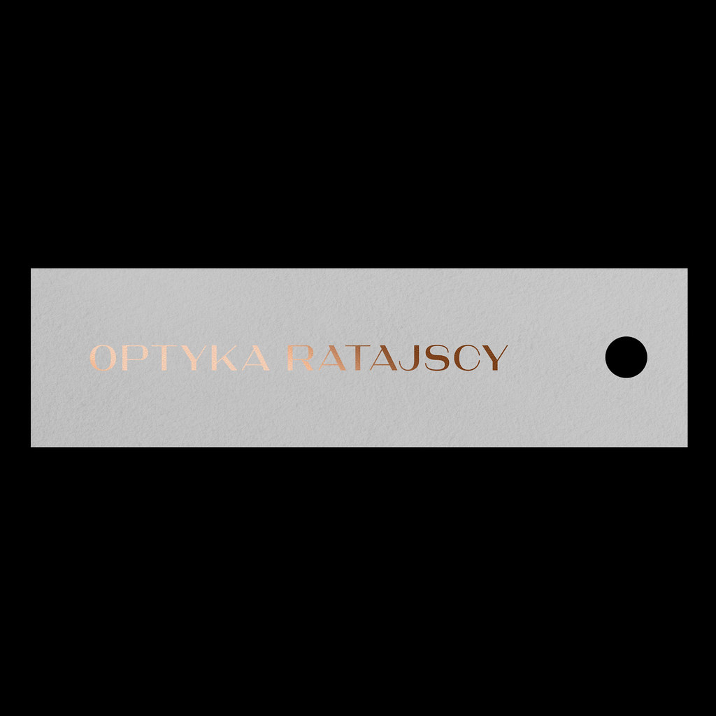 Visual identity for Optyka Ratajscy optician