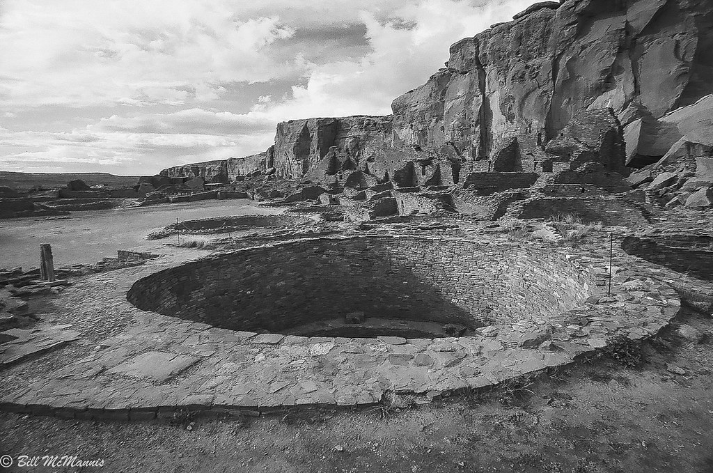 Pueblo Bonito on Ilford FP4+ with Canon EOS 3 and Tokina AT-X Pro 17mm f/3.5