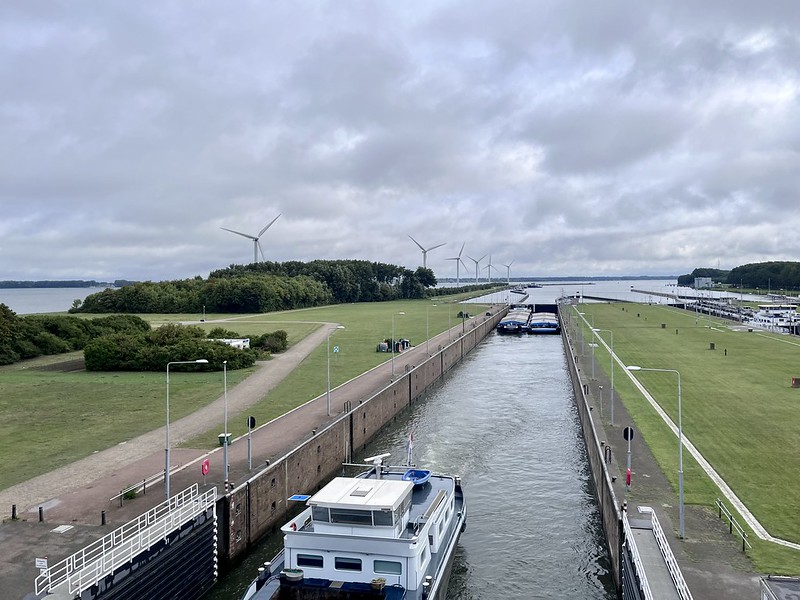 canals and windmills outside Willemstad