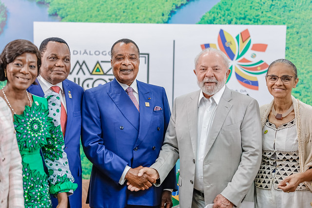 09.08.2023 - Reunião bilateral com o Presidente da República do Congo, Denis Sassou N’guesso