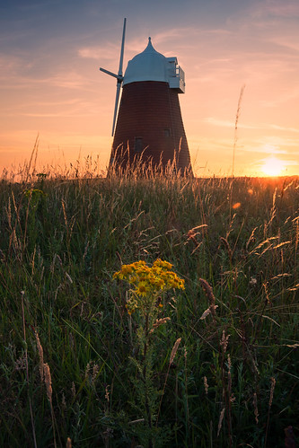 Halnaker windmill 2 by Steve (englishgolfer), Another picture from Halnaker windmill, this time facing into the setting sun.halnaker windmill boxg
