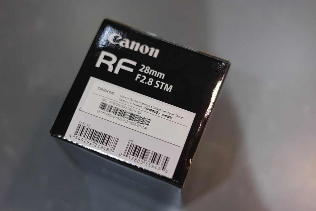 圖 Canon RF 28mm F/2.8 超輕巧餅乾開箱