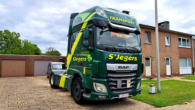 DAF XF SSC Euro6C 116.480 4x2 FT (2018) - S'Jegers Transport BVBA Laakdal, Antwerpen, Vlaanderen, België