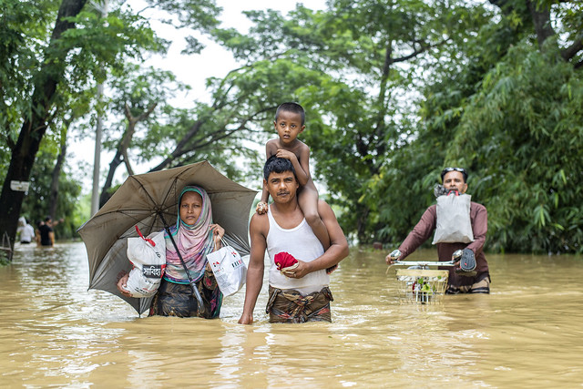 The worst floods in history, human disaster in Satkaniya,Chittagong, Bangladesh