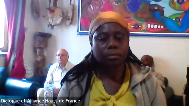Mme Chantal NGA ONANA, coordinatrice de la Fédération des familles pour la paix mondiale dans les Haut-de-France