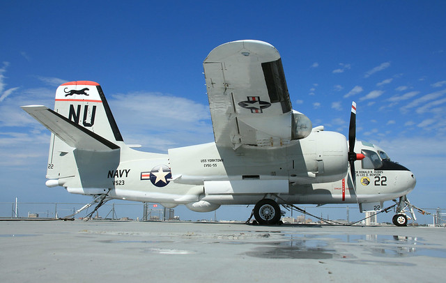 Grumman Tracker on USS Yorktown CV-10