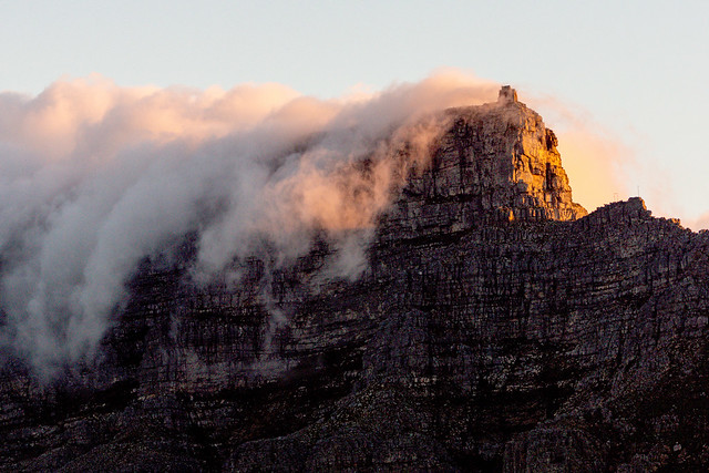 Clouds Roll off Table Mountain - South Africa 111