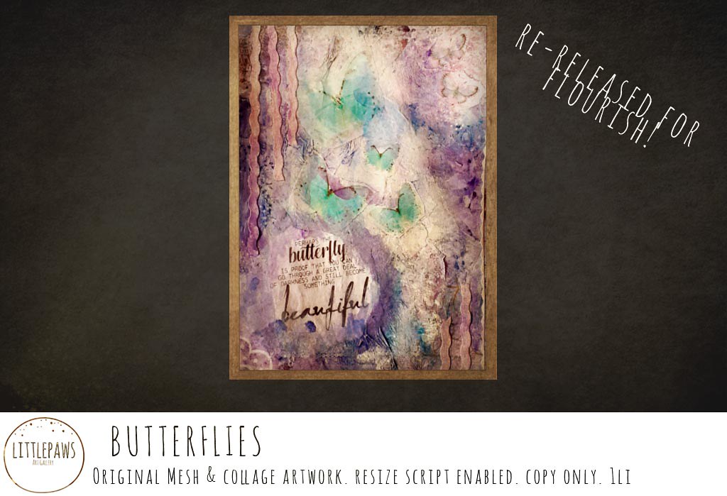 Butterflies – Re-released for Flourish – OPEN NOW