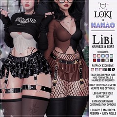 NANAOxLoki • Libi Harness & Skirt • ACCESS | August '23