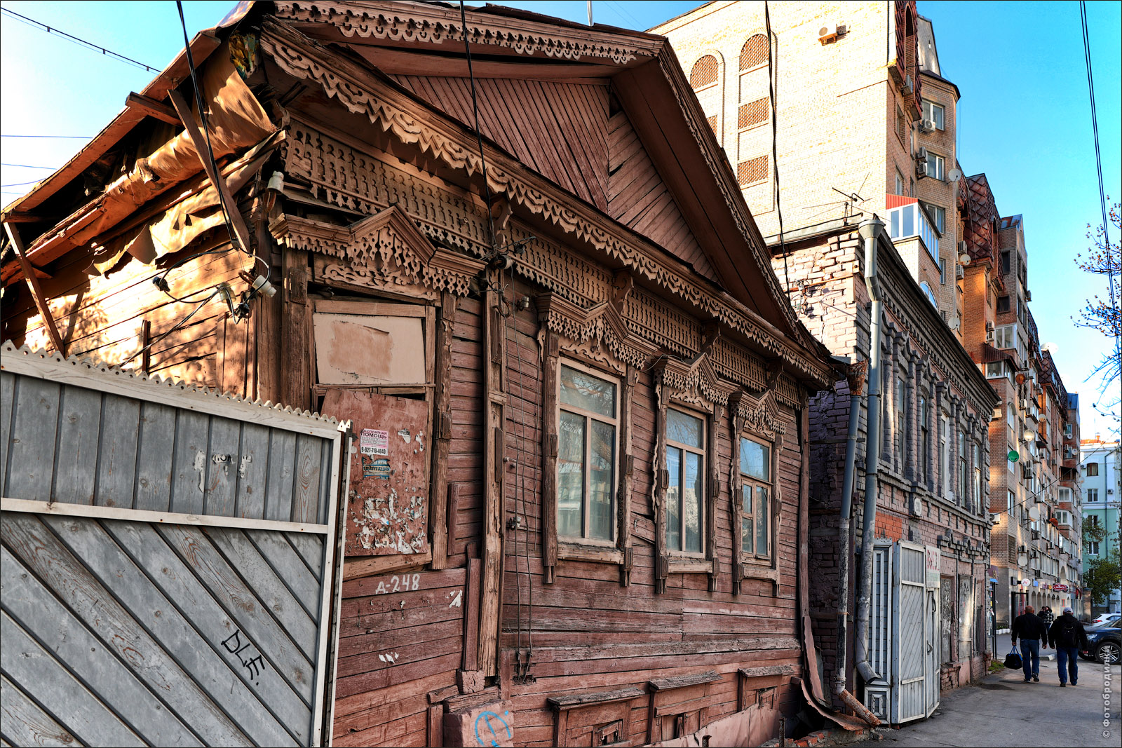 Старый деревянный дом, Самара, Россия