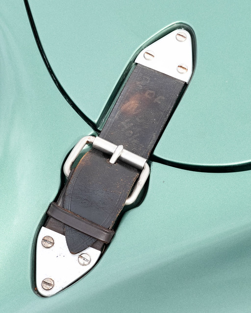 Aston Martin DB3S Bonnet Strap Detail
