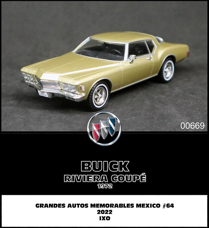 00669 BUICK RIVIERA COUPE 1972