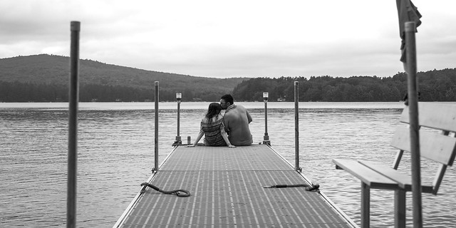 Eric & Caitlyn on the dock