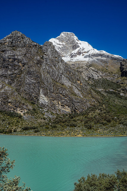 Laguna Orconcocha, Huascarán Norte 6655 m.