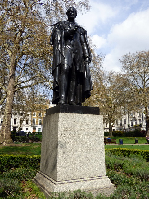 GOC: Statue of Lord George Bentinck, Cavendish Square Gardens, London