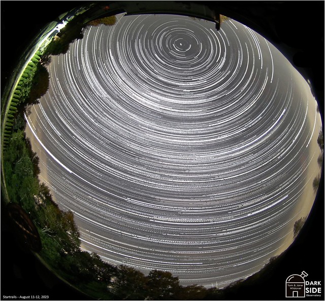 Five Hours of Star Trails