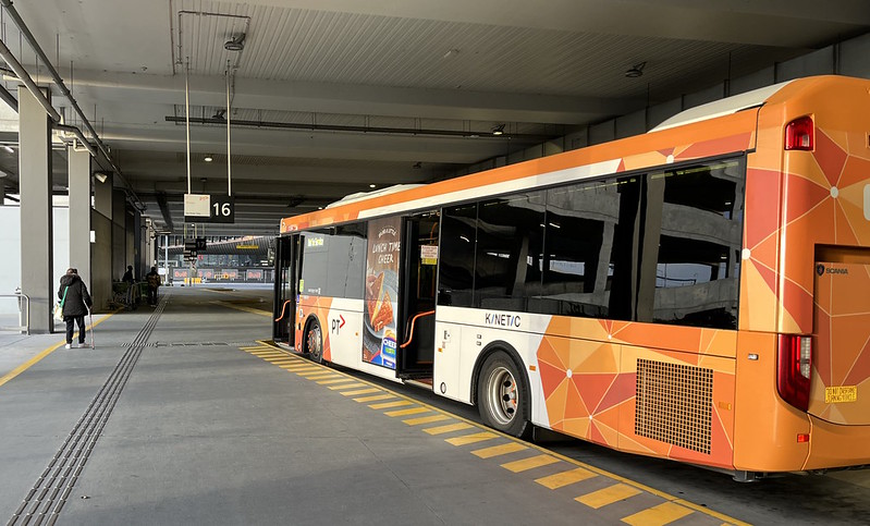 Melbourne Airport bus interchange, bay 16