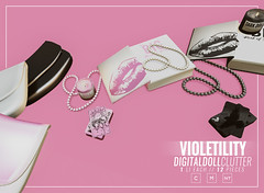 Violetility - Digital Doll Clutter Ad