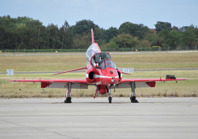 Another Red Arrows Hawk T.1 at London Southend Airport on 20.08.22